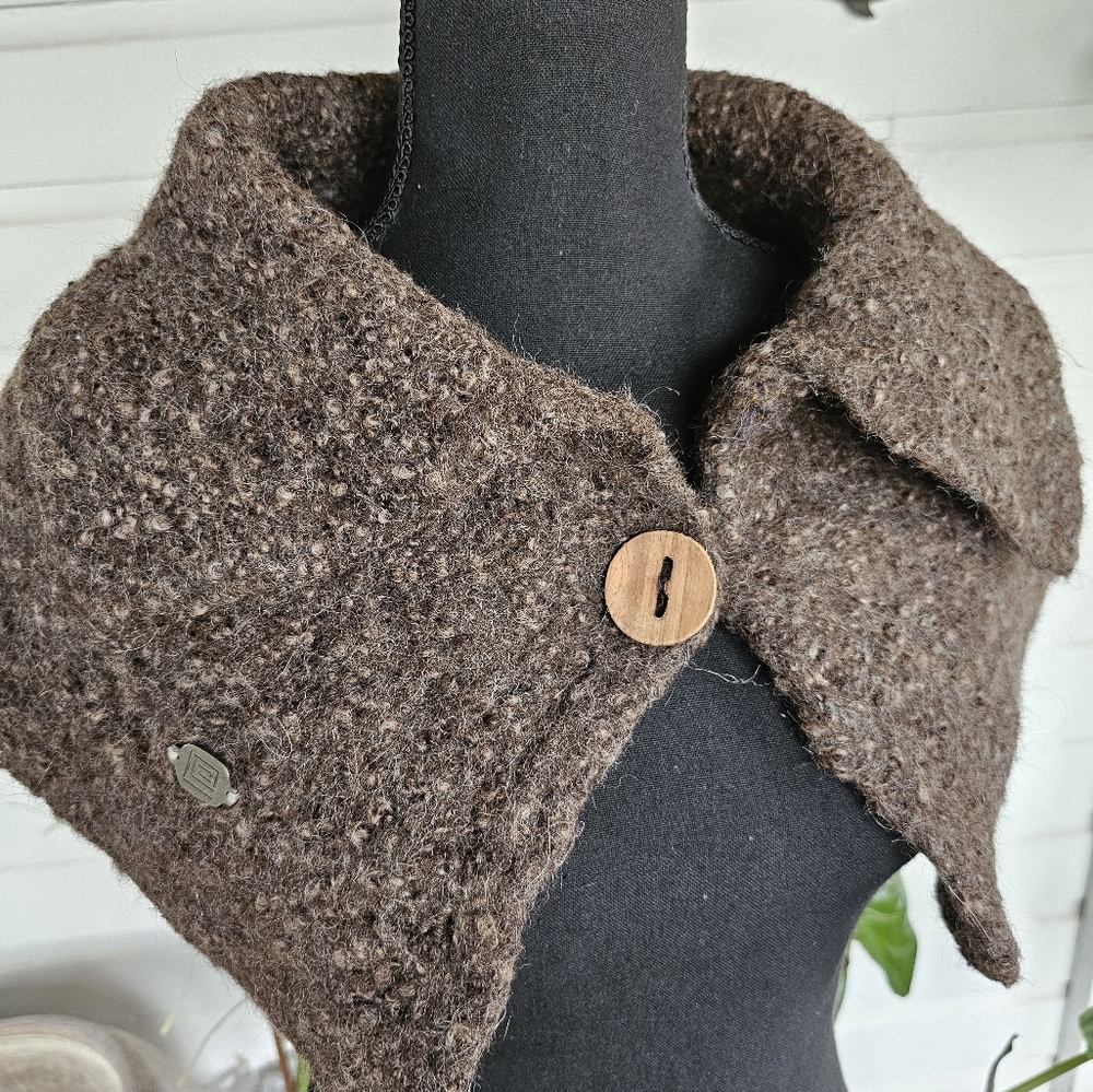 Emilime 100% Alpaca Shawl Or Neck Warmer View 4